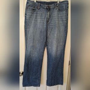 Seven7 Women's Classic Flare straight leg high waist stretch Jeans plus size 22